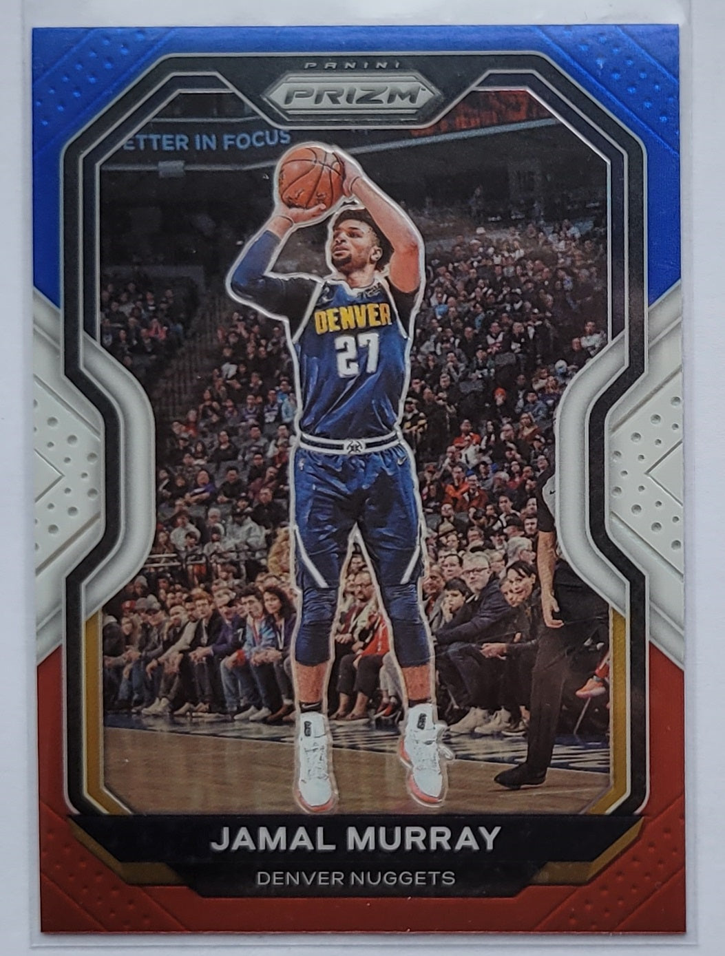 Jamal Murray - 2020-21 Panini Prizm Prizms Red White and Blue #124