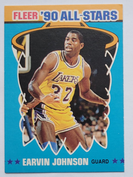 Magic Johnson - 1990-91 Fleer All-Stars #4