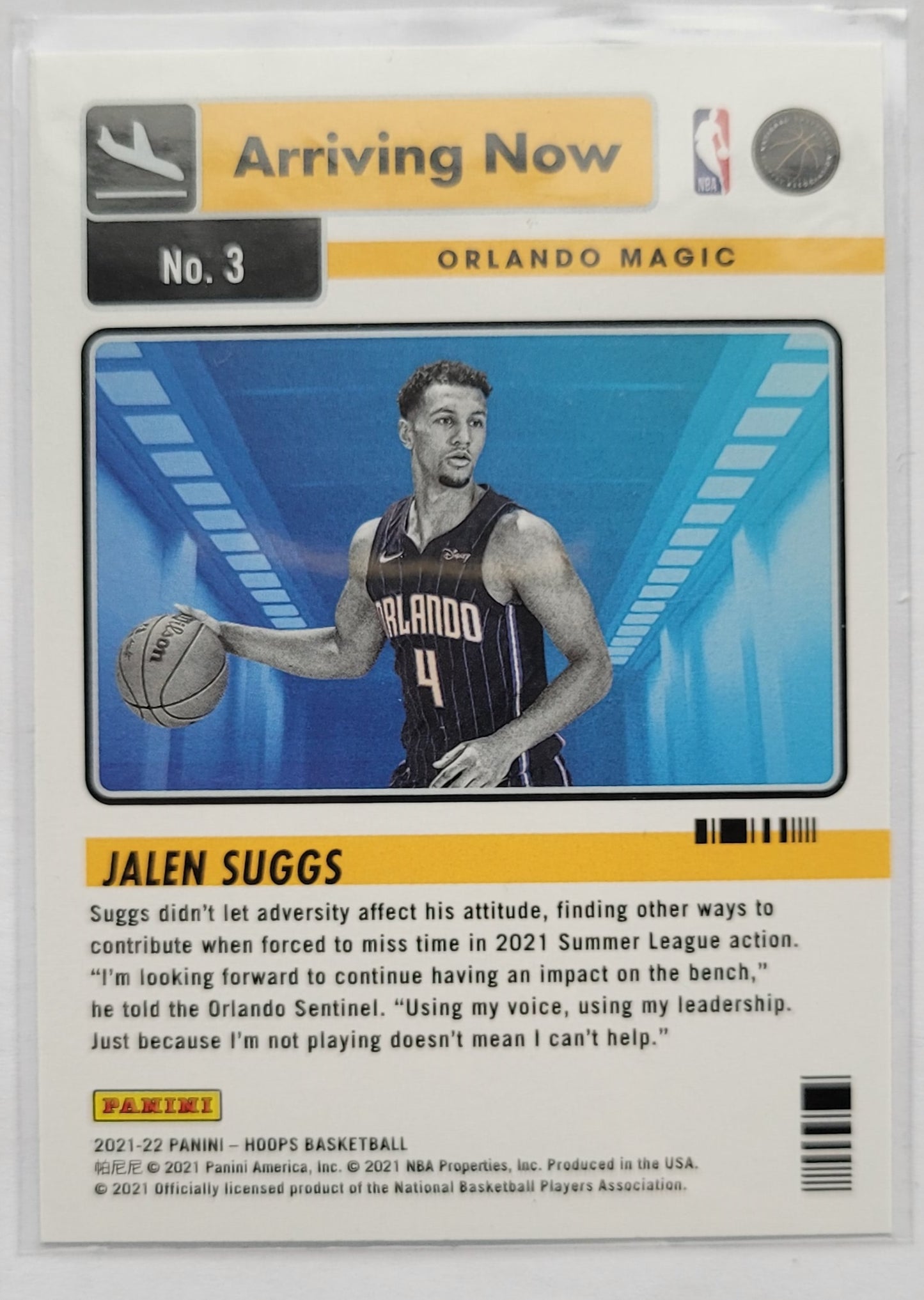 Jalen Suggs - 2021-22 Hoops Arriving Now #3