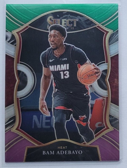 Bam Adebayo - 2020-21 Select Prizms Green White Purple #8