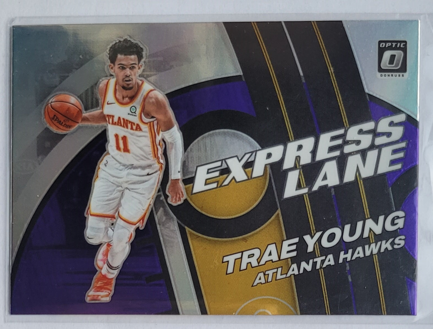 Trae Young - 2021-22 Donruss Optic Express Lane Purple #5