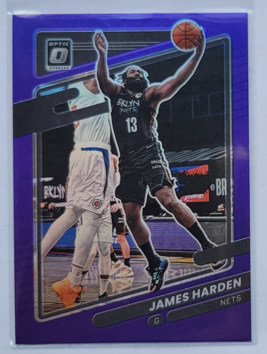 James Harden - 2021-22 Donruss Optic Purple #106