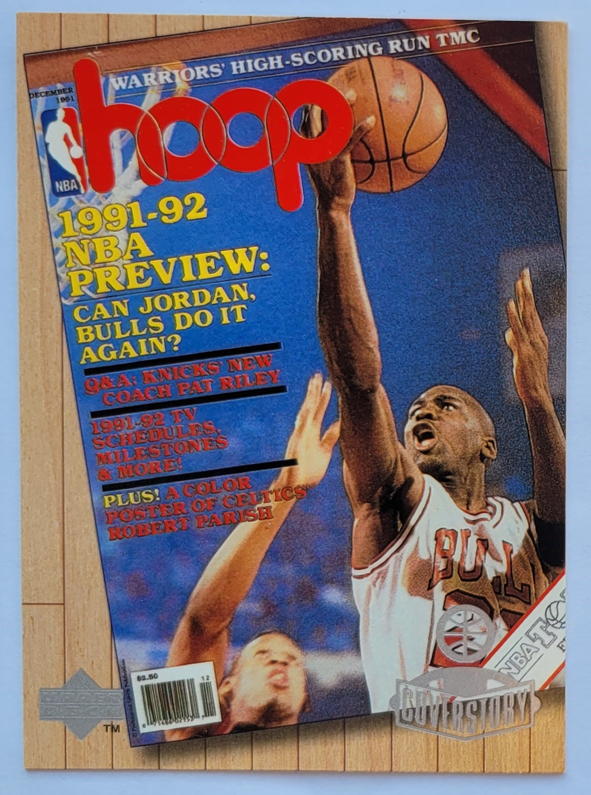 Michael Jordan - 1998 Upper Deck Michael Jordan Living Legend Cover Story #C3 Hoop 12/91