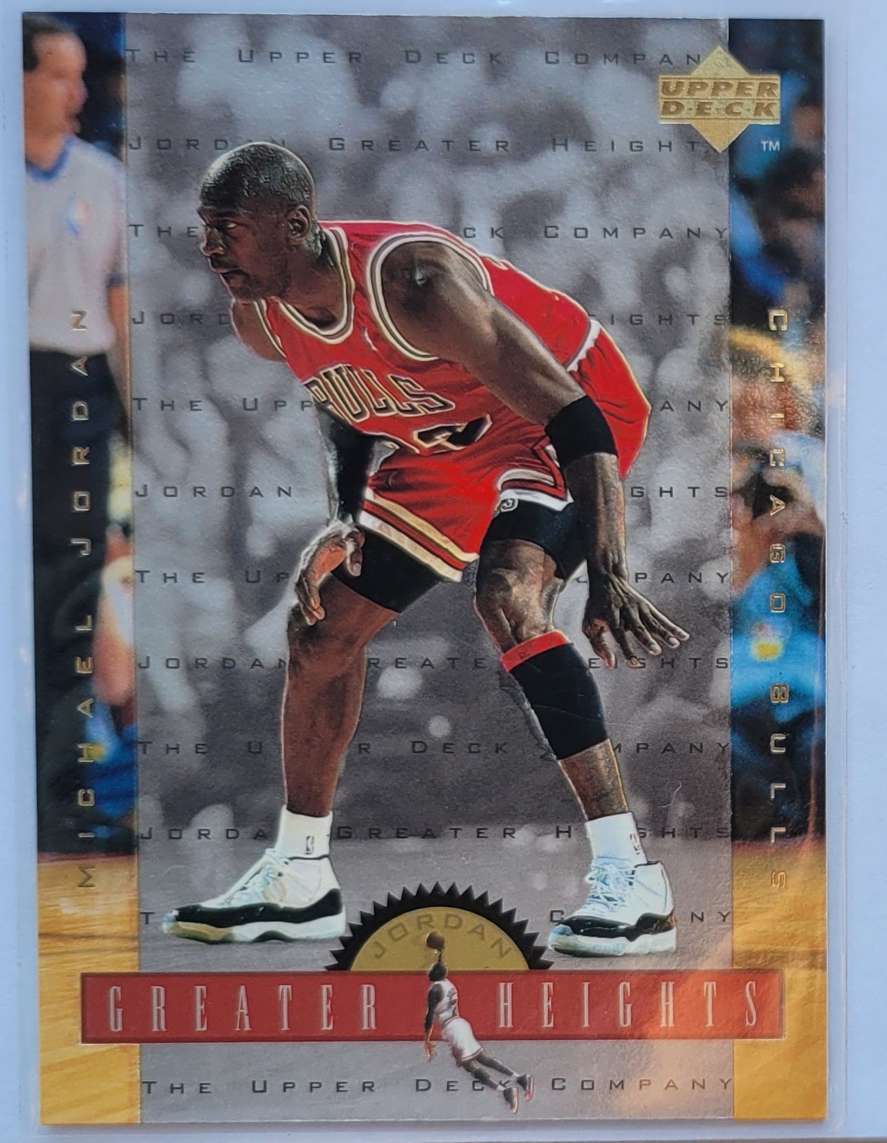 Michael Jordan - 1996-97 Upper Deck Jordan Greater Heights #GH4 Defending