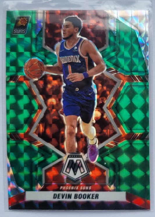 Devin Booker - 2021-22 Panini Mosaic Mosaic Green #193