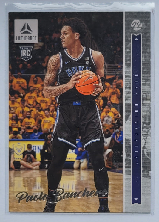 Paolo Banchero - 2022-23 Panini Chronicles Draft Picks Luminance #27