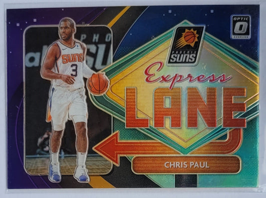 Chris Paul - 2020-21 Donruss Optic Express Lane Purple #24