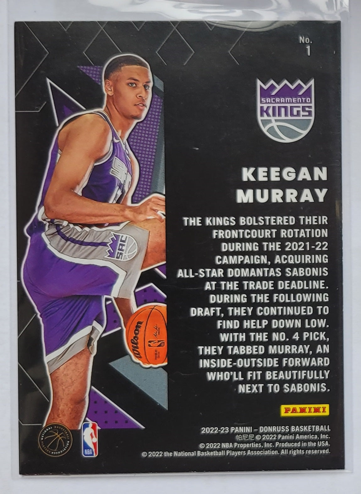 Keegan Murray - 2022-23 Donruss Great X-Pectations #1