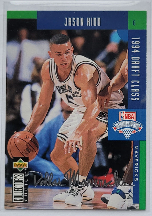 Jason Kidd - 1994-95 Collector's Choice Silver Signature #408 DC