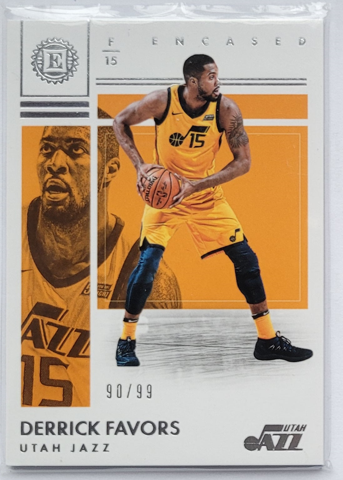 Derrick Favors - 2017-18 Panini Encased #70 - 90/99