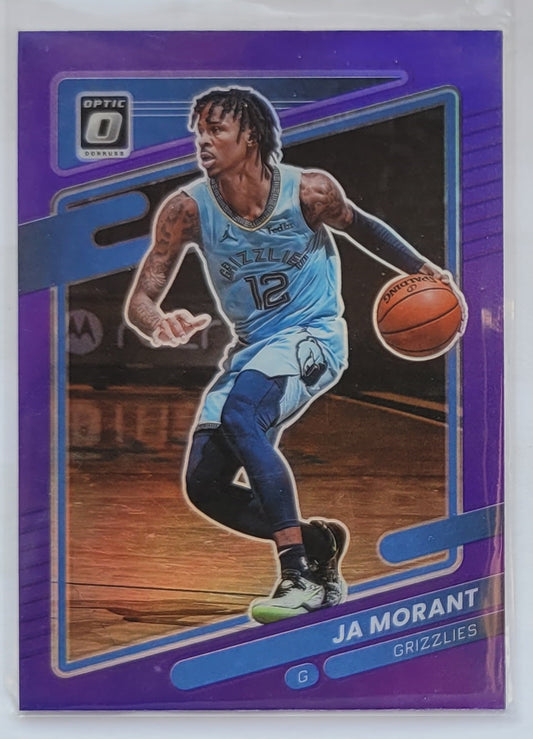 Ja Morant - 2021-22 Donruss Optic Purple #144