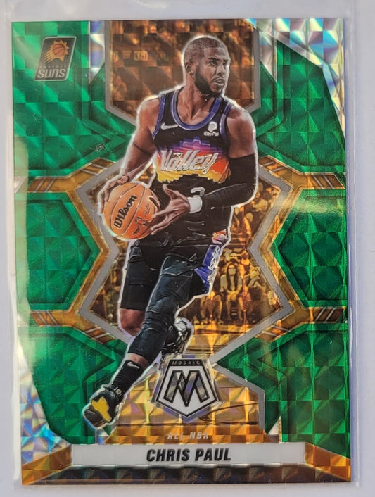 Chris Paul - 2021-22 Panini Mosaic Mosaic Green #288 ALL