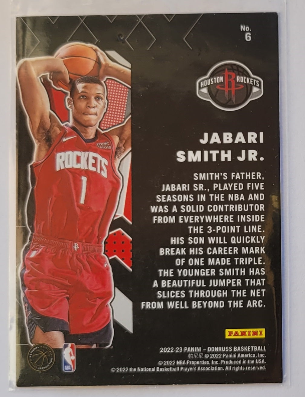 Jabari Smith Jr. - 2022-23 Donruss Great X-Pectations #6