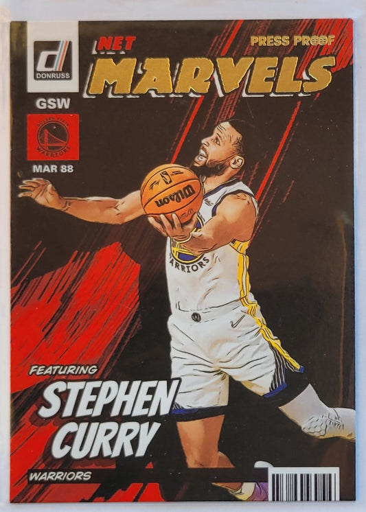 Stephen Curry - 2022-23 Donruss Net Marvels Press Proof #4