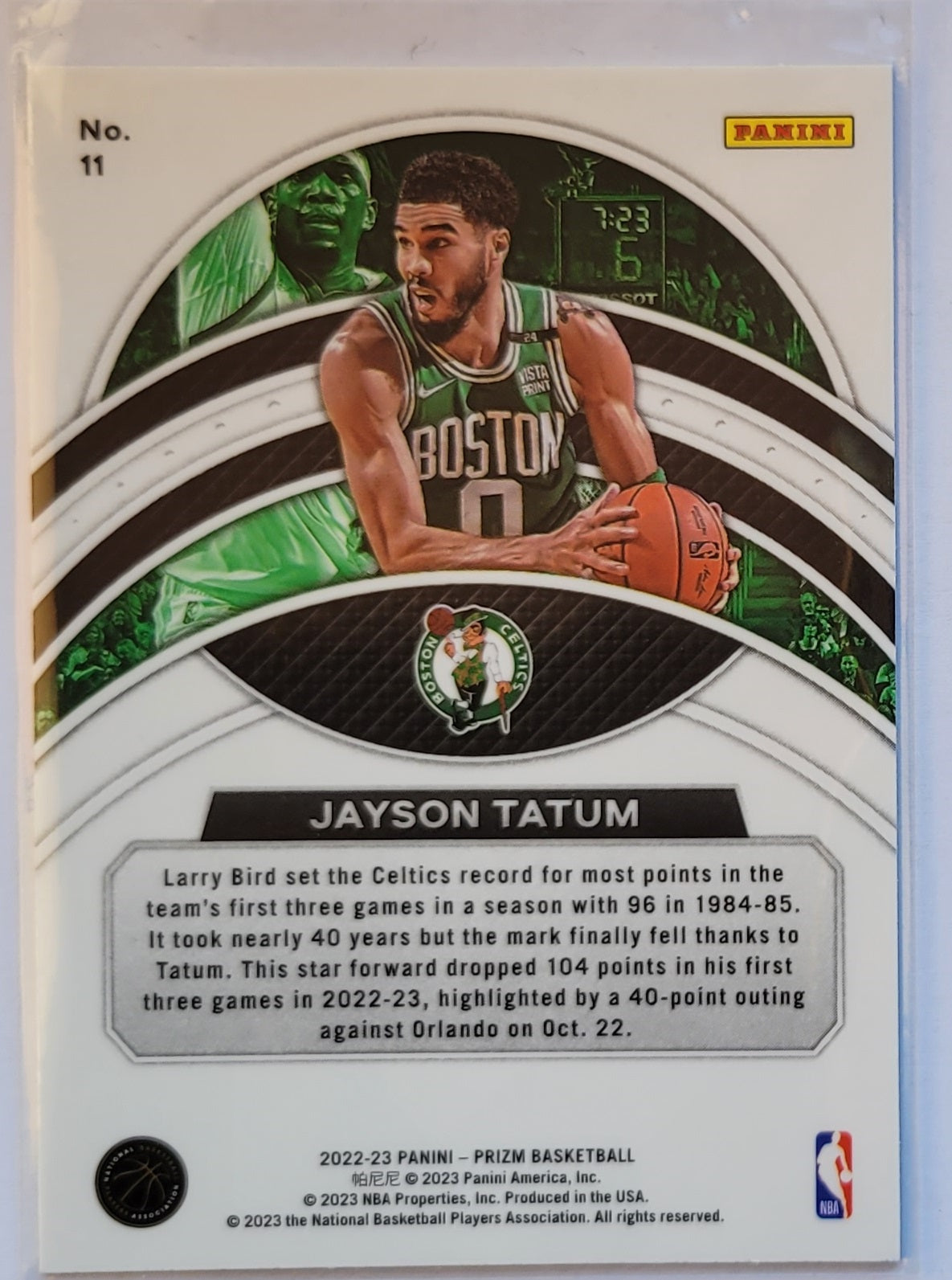 Jayson Tatum - 2022-23 Panini Prizm Dominance #11