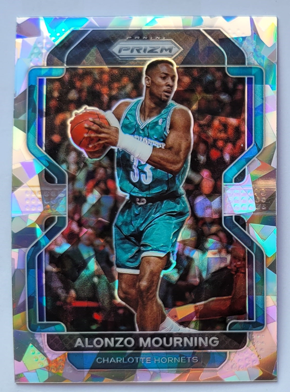 Alonzo Mourning - 2021-22 Panini Prizm Prizms Ice #270