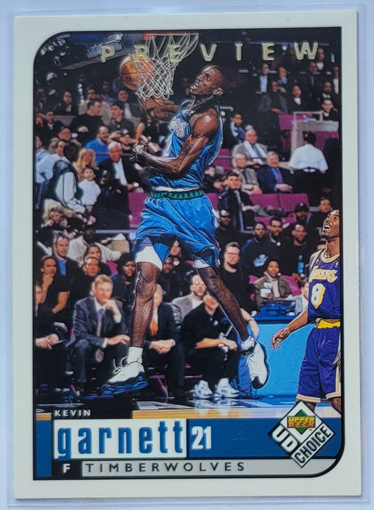 Kevin Garnett - 1998-99 UD Choice Preview #85