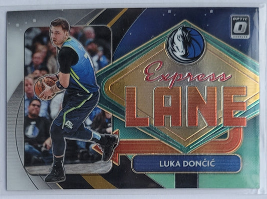 Luka Doncic - 2020-21 Donruss Optic Express Lane #13