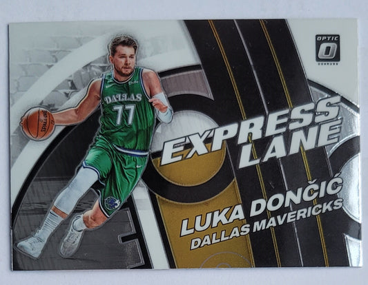 Luka Doncic - 2021-22 Donruss Optic Express Lane #7