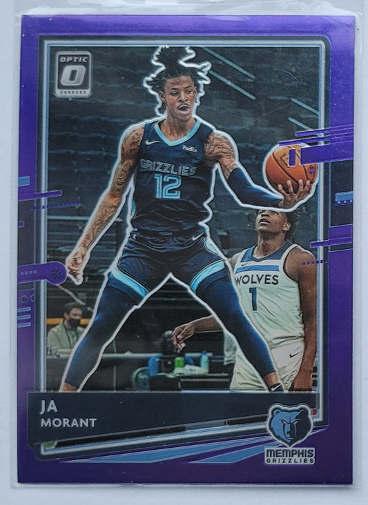 Ja Morant - 2020-21 Donruss Optic Purple #117