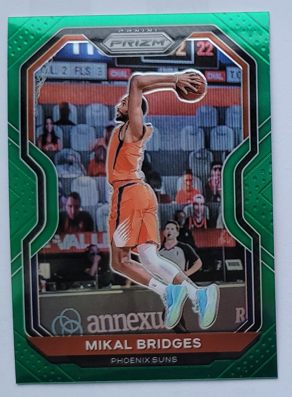 Mikal Bridges - 2020-21 Panini Prizm Prizms Green #204