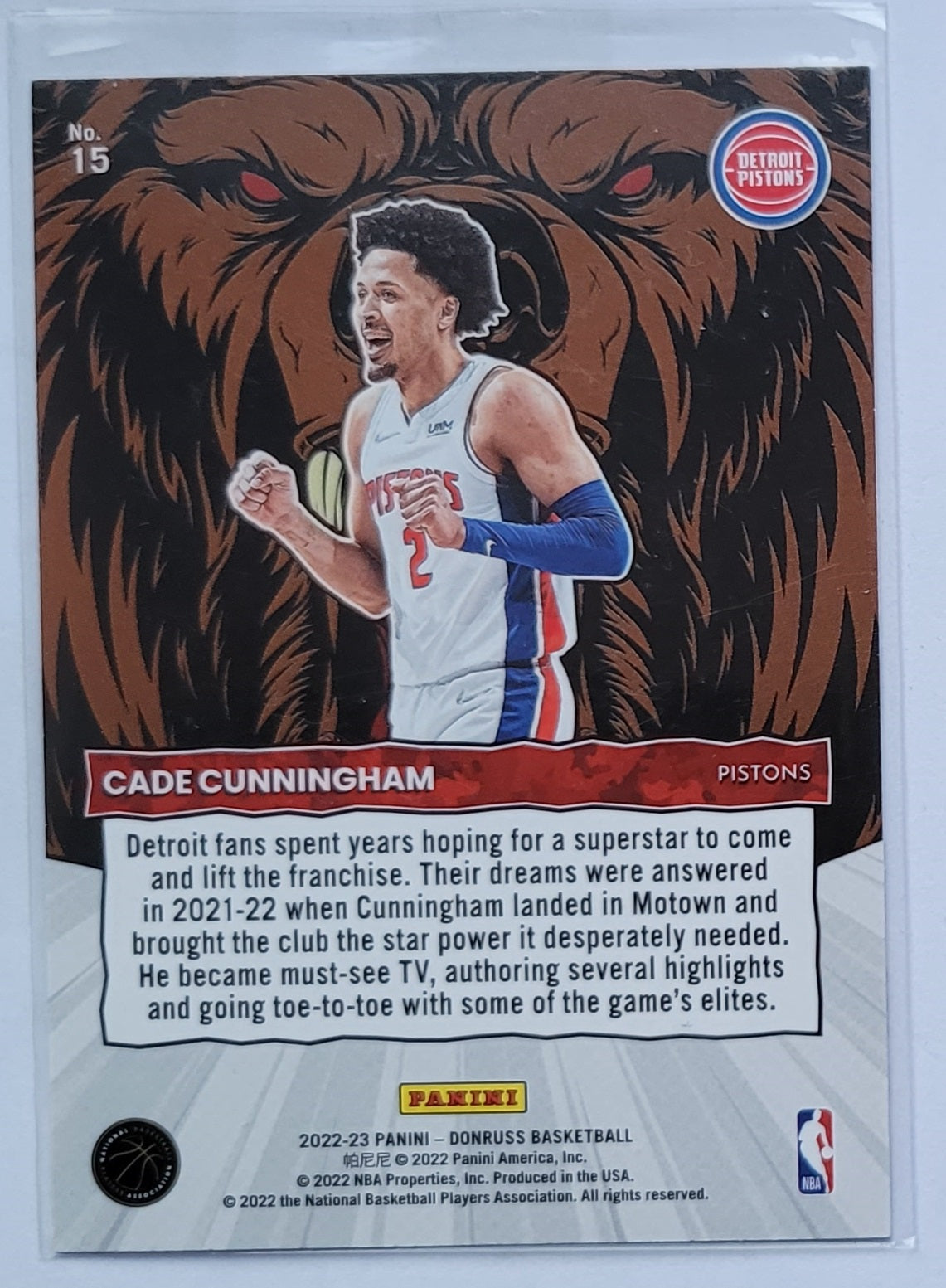 Cade Cunningham - 2022-23 Donruss Unleashed #15