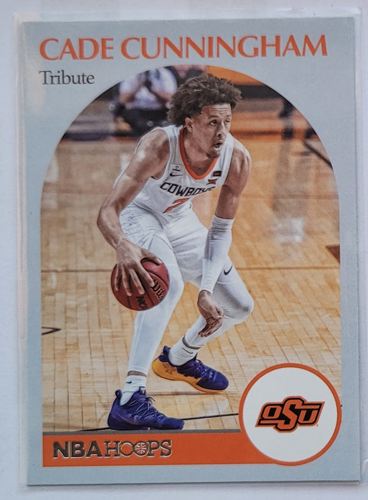 Cade Cunningham - 2021-22 Panini Chronicles Draft Picks #51 Hoops Retro RC