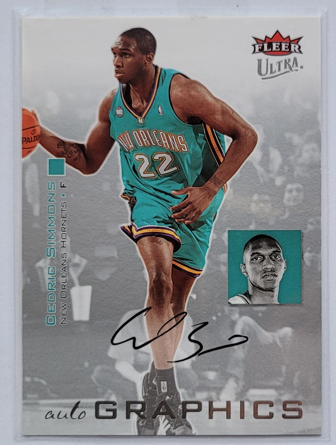 Cedric Simmons - 2007-08 Ultra SE Autographics Black #AUCS