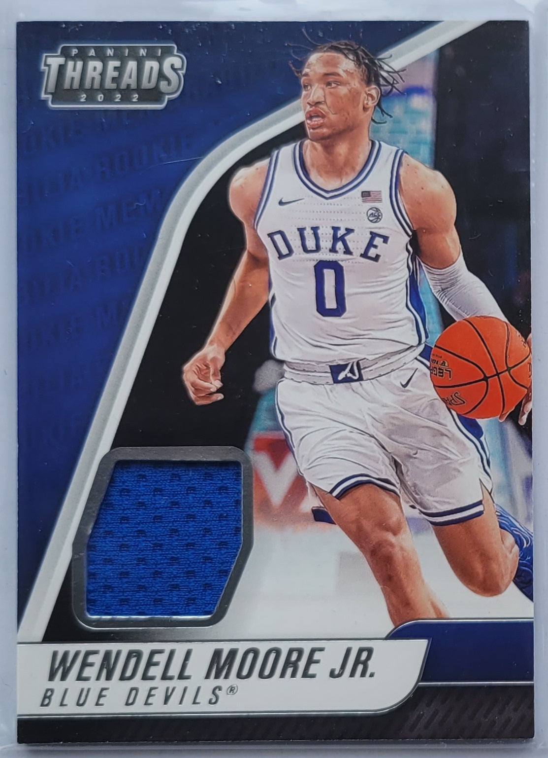 Wendell Moore Jr. - 2022-23 Panini Chronicles Draft Picks Threads Rookie Memorabilia #TH-WMO