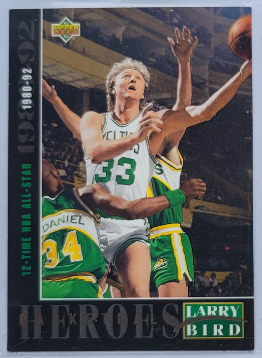 Larry Bird - 1992-93 Upper Deck Larry Bird Heroes #21 1980-92 12-Time All-Star