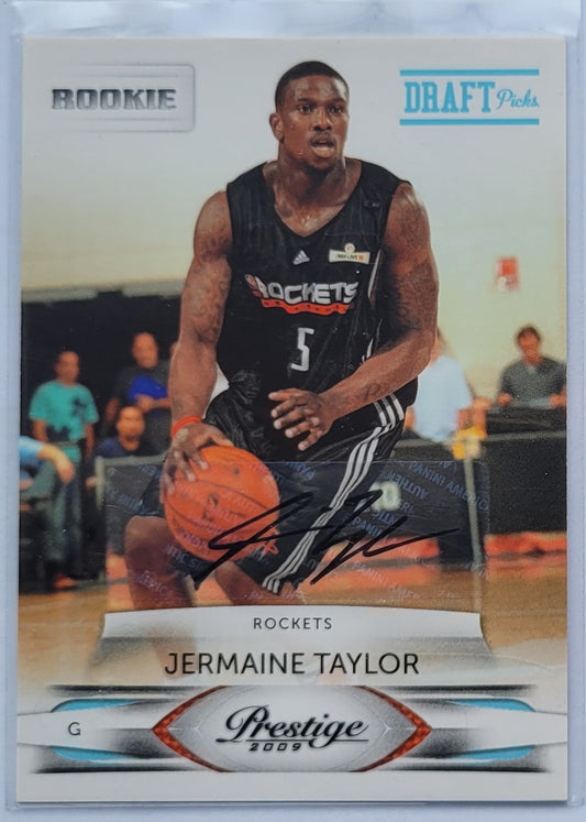 Jermaine Taylor - 2009-10 Prestige Draft Picks Light Blue Autographs #182 - 040/699
