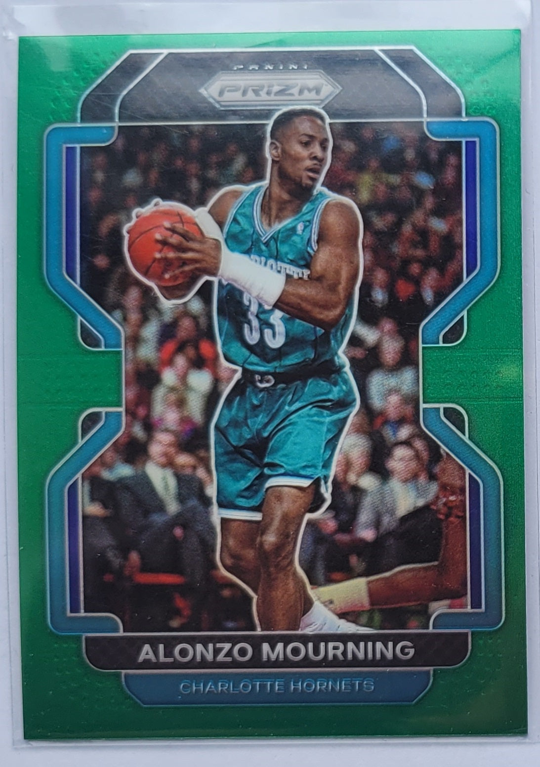 Alonzo Mourning - 2021-22 Panini Prizm Prizms Green #270