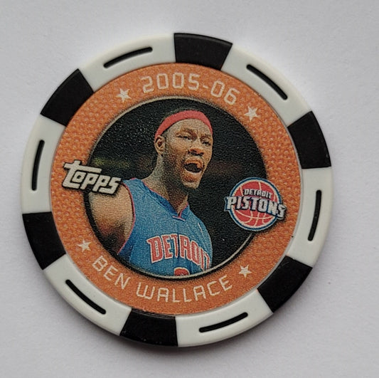 Ben Wallace - 2005-06 Topps NBA Collector Chips #15