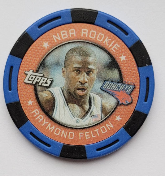 Raymond Felton - 2005-06 Topps NBA Collector Chips Blue #30