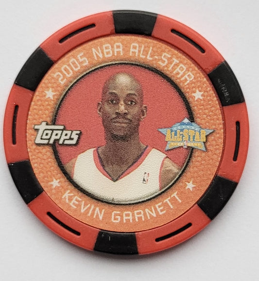 Kevin Garnett - 2005-06 Topps NBA Collector Chips Red #33