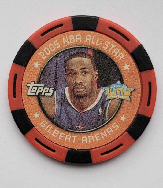 Gilbert Arenas - 2005-06 Topps NBA Collector Chips Red #21