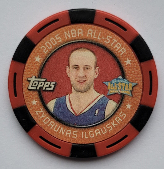 Zydrunas Ilgauskas - 2005-06 Topps NBA Collector Chips Red #23