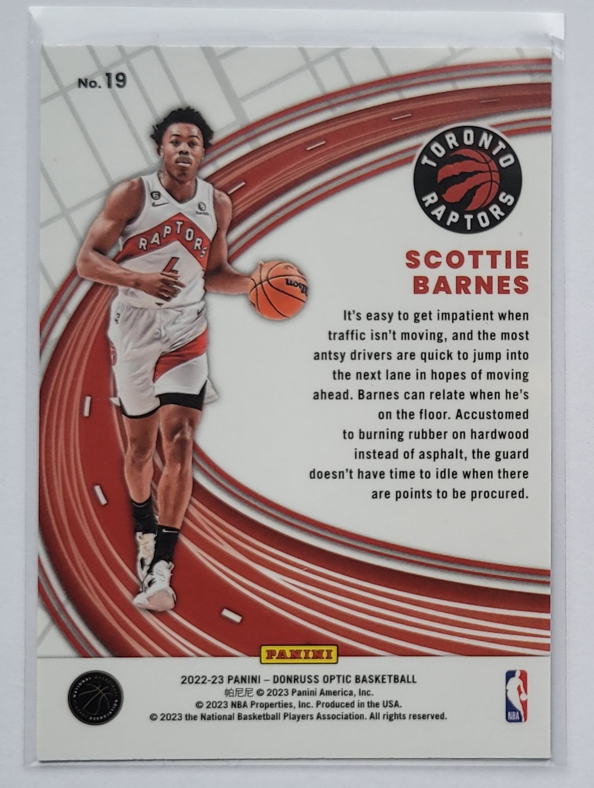 Scottie Barnes - 2022-23 Donruss Optic Express Lane #19