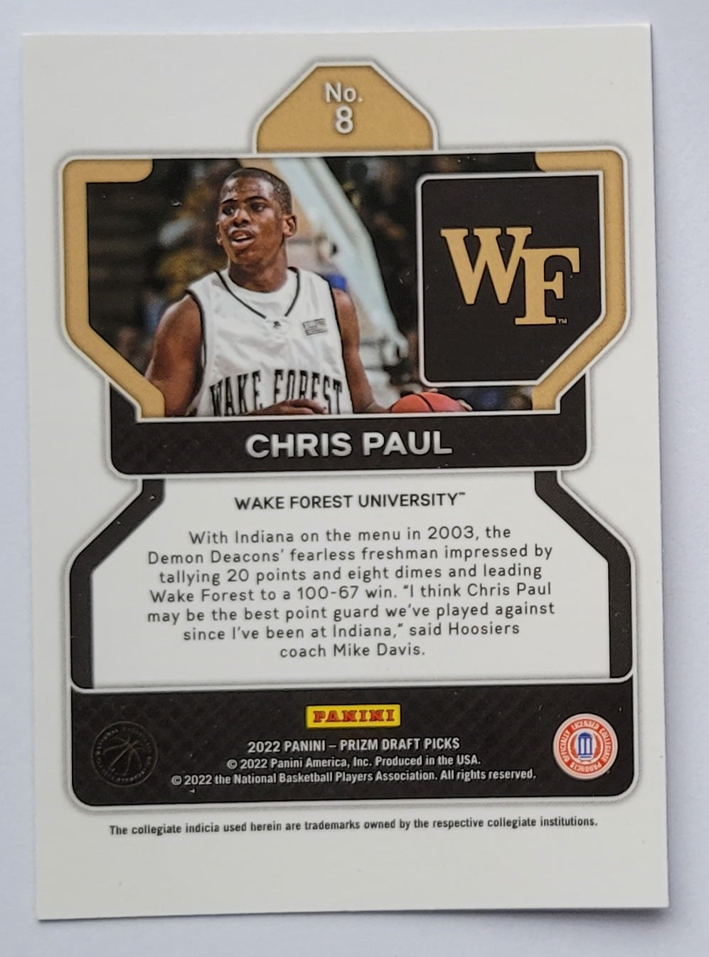 Chris Paul - 2022-23 Panini Prizm Draft Picks #8