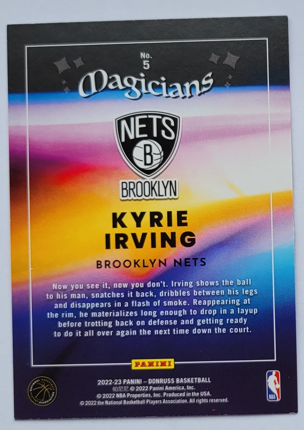 Kyrie Irving - 2022-23 Donruss Magicians #5