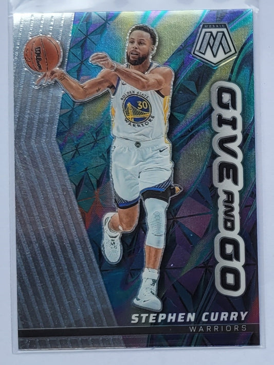 Stephen Curry - 2022-23 Panini Mosaic Give and Go #11