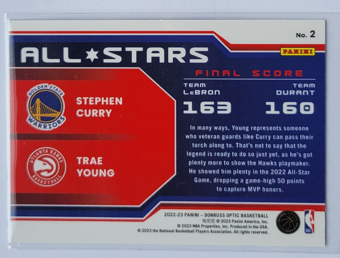 Stephen Curry / Trae Young - 2022-23 Donruss Optic All-Stars #2
