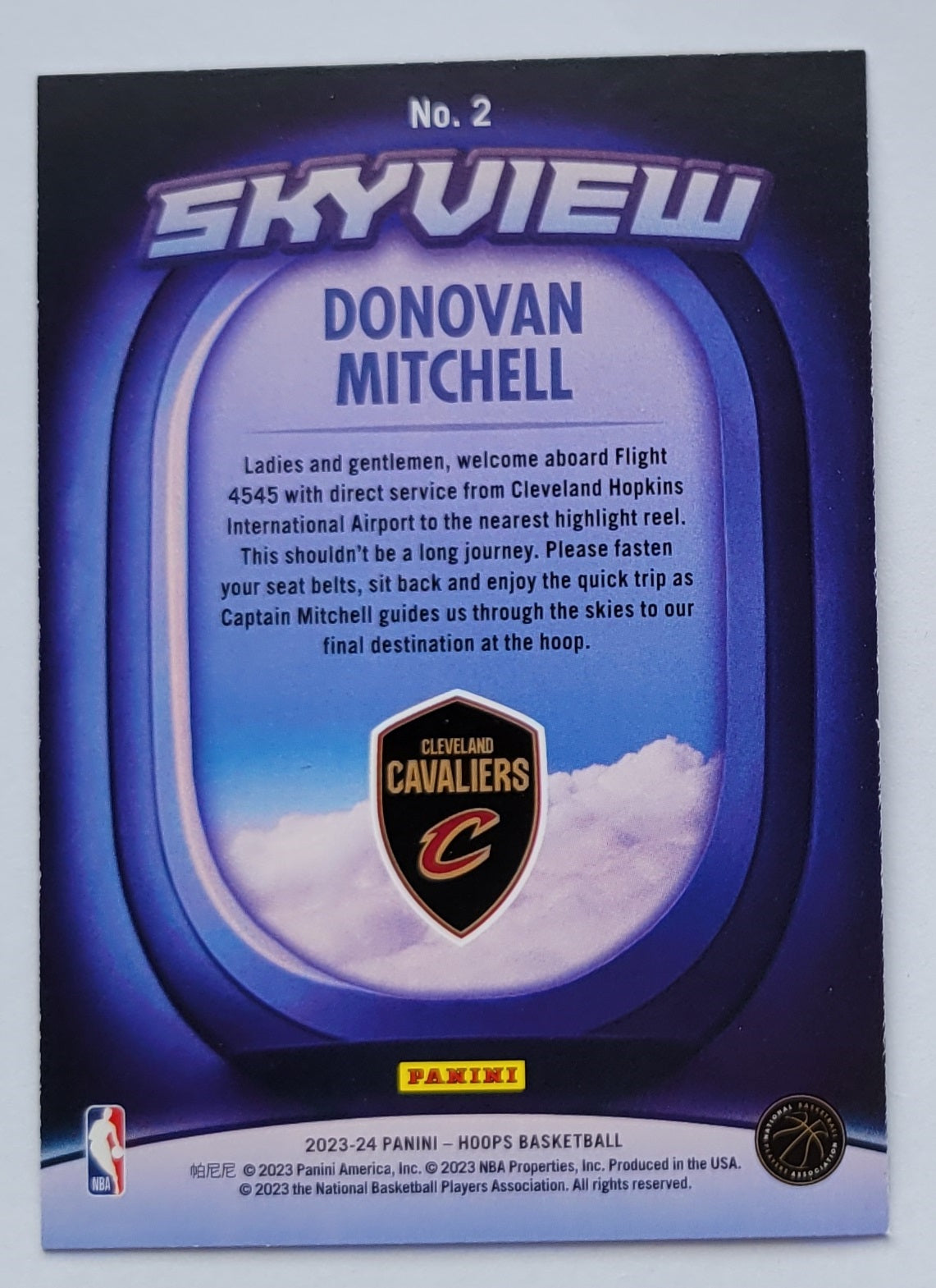 Donovan Mitchell - 2023-24 Hoops Skyview #2