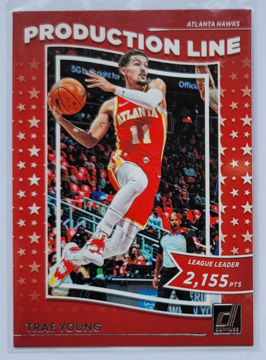 Trae Young - 2022-23 Donruss Production Line #3
