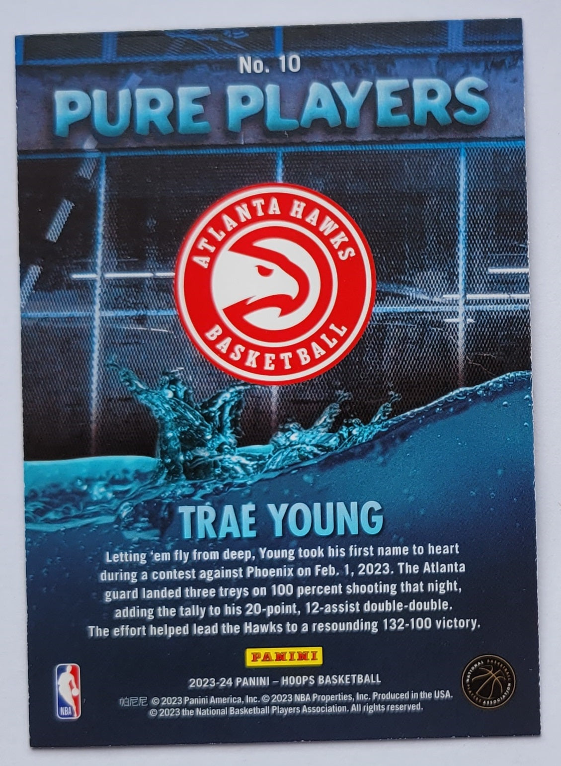 Trae Young - 2023-24 Hoops Pure Players #10