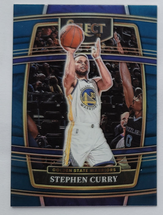 Stephen Curry - 2021-22 Select Prizms Blue #94