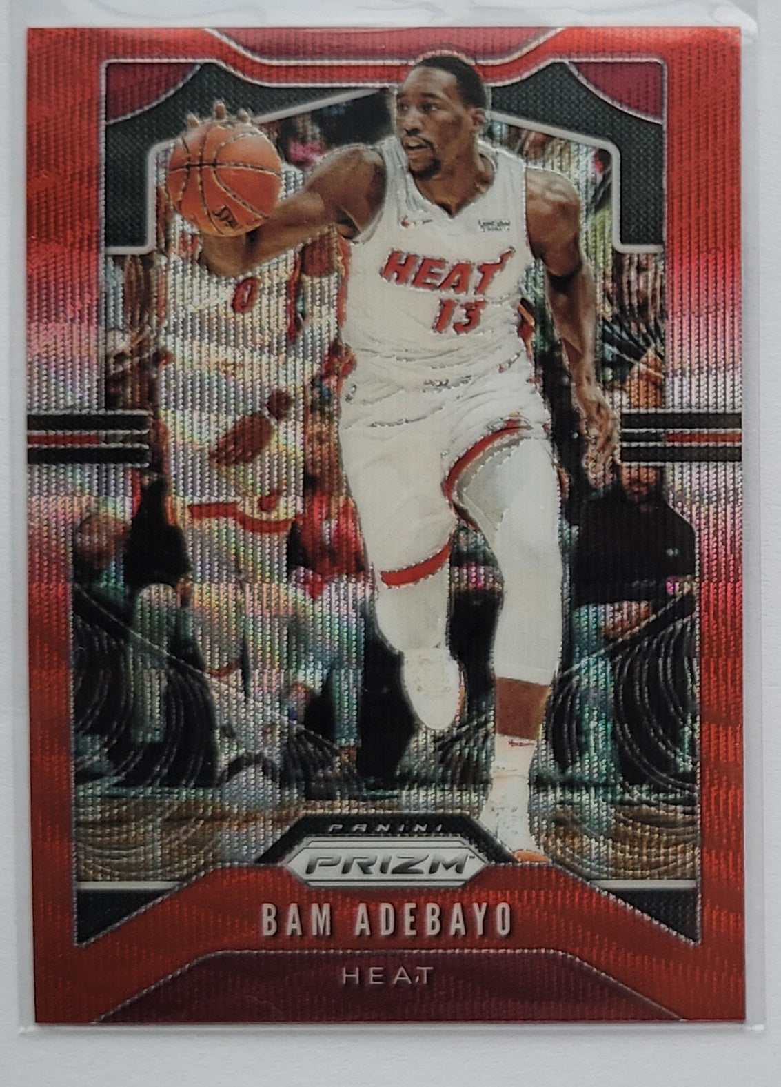 Bam Adebayo - 2019-20 Panini Prizm Prizms Ruby Wave #144