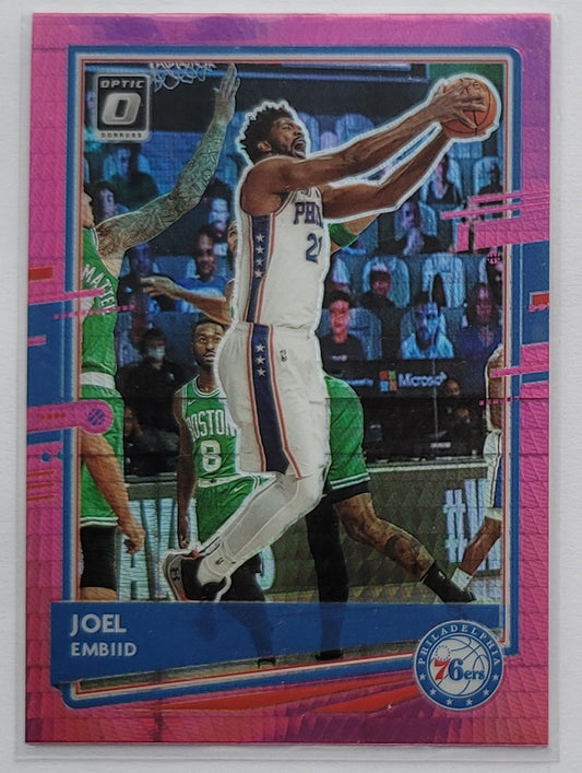 Joel Embiid - 2020-21 Donruss Optic Hyper Pink #20