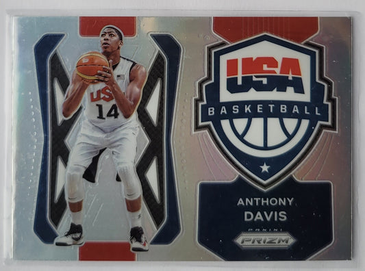 Anthony Davis - 2021-22 Panini Prizm USA Basketball Prizms Silver #3
