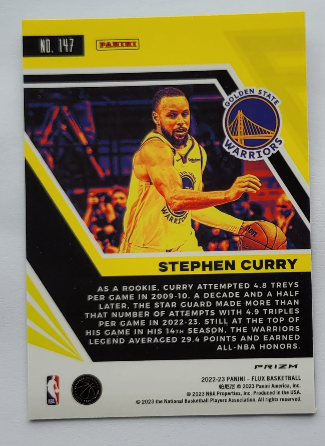Stephen Curry - 2022-23 Panini Flux Silver #147